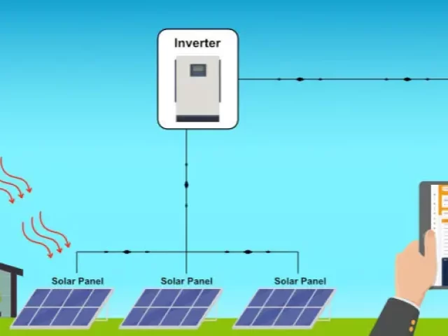 remote solar power monitoring system