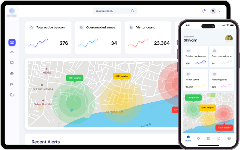 crowd monitoring dashboard