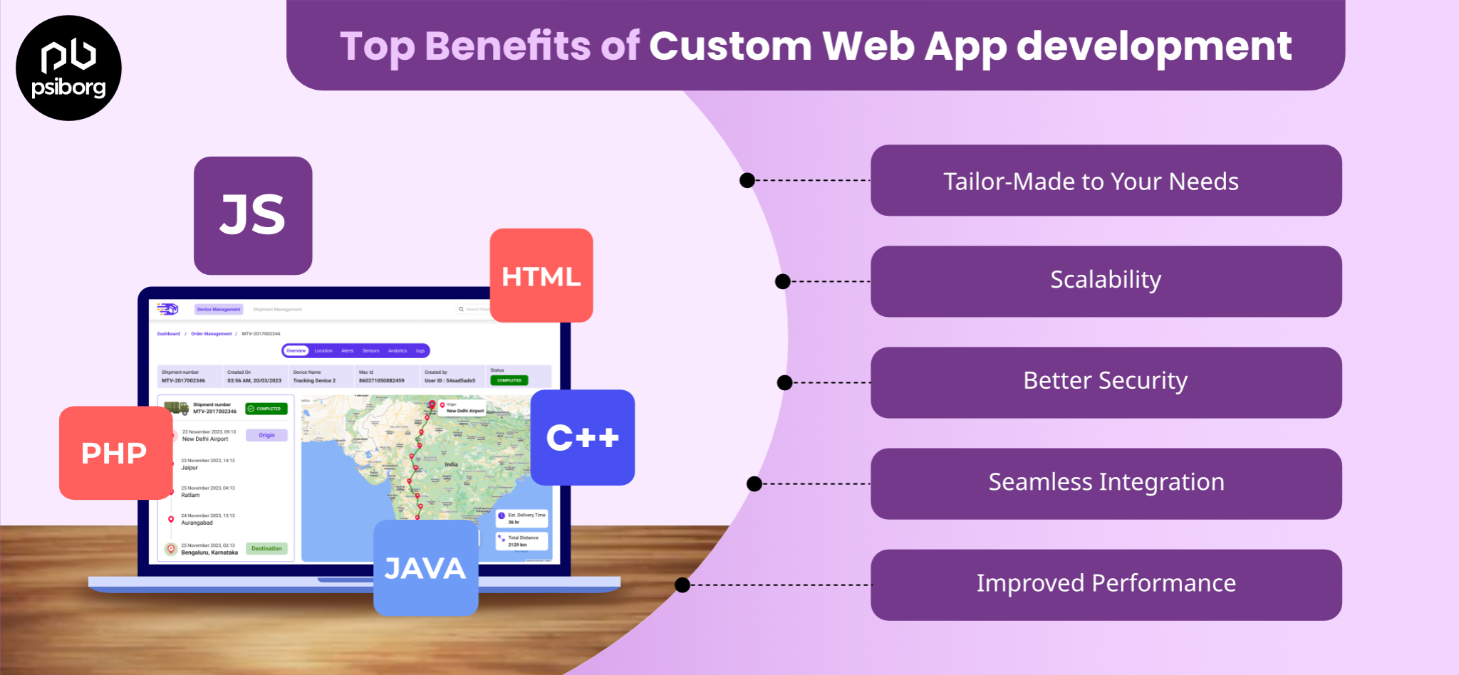 benefits of custom web app development