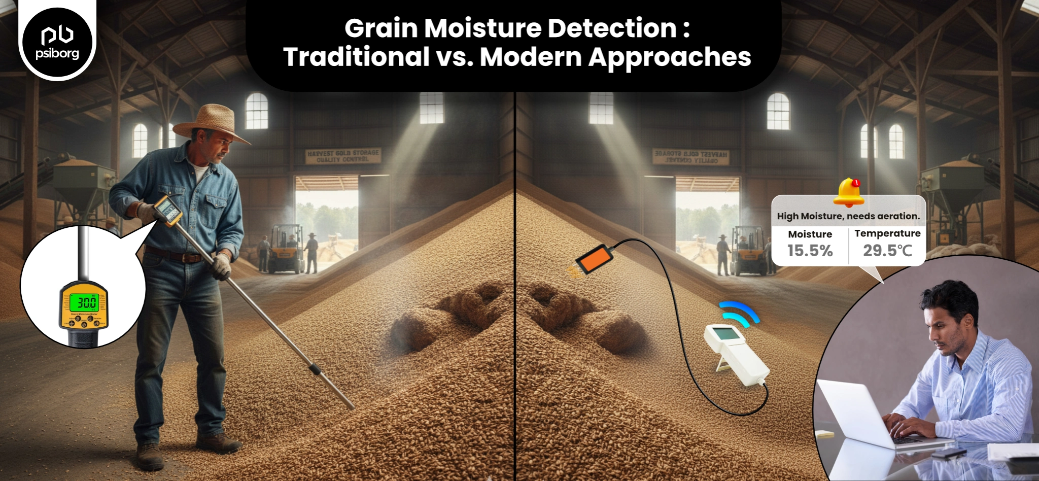 grain moisture monitoring