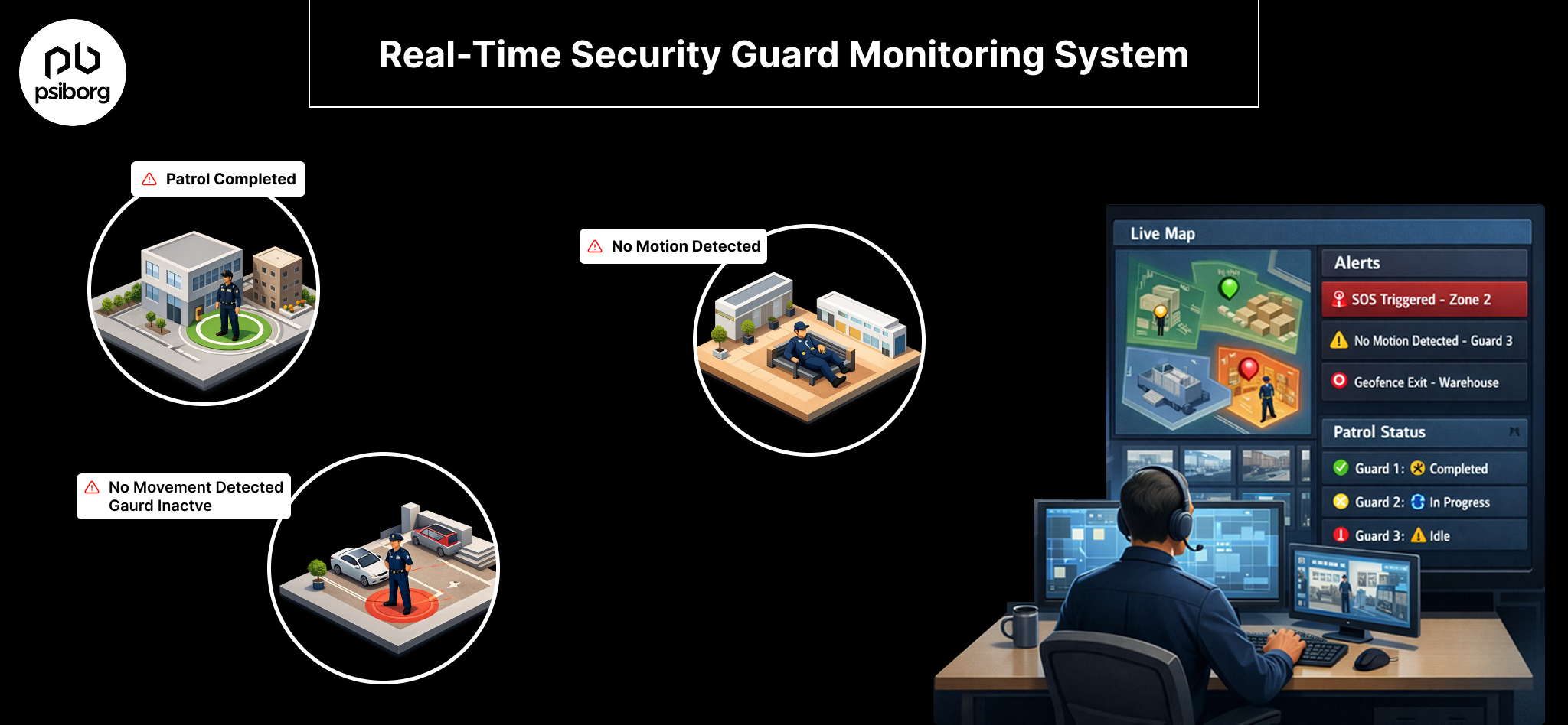 Real Time Security Guard Monitoring System
