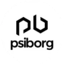 psiborg logo white circle